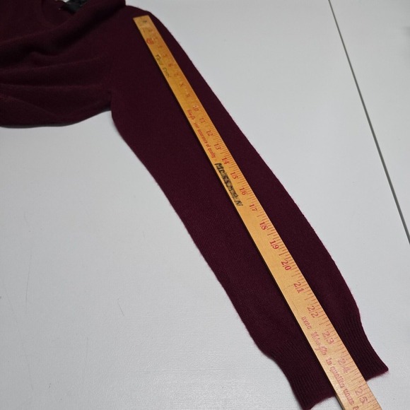 Charter Club Luxury Cashmere Sweater Womens‎ L Red Pullover Long Sleeve READ - Picture 12 of 14